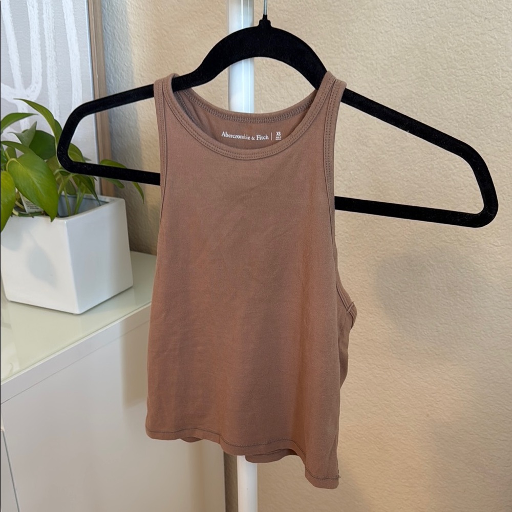 Abercrombie & Fitch Women's Brown Tank Top